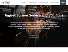 Tablet Screenshot of edacmachinery.com